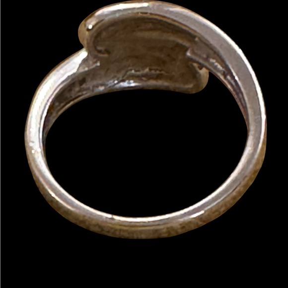 Blue Opal and Sterling Silver Ring — Size 8 - Picture 6 of 8